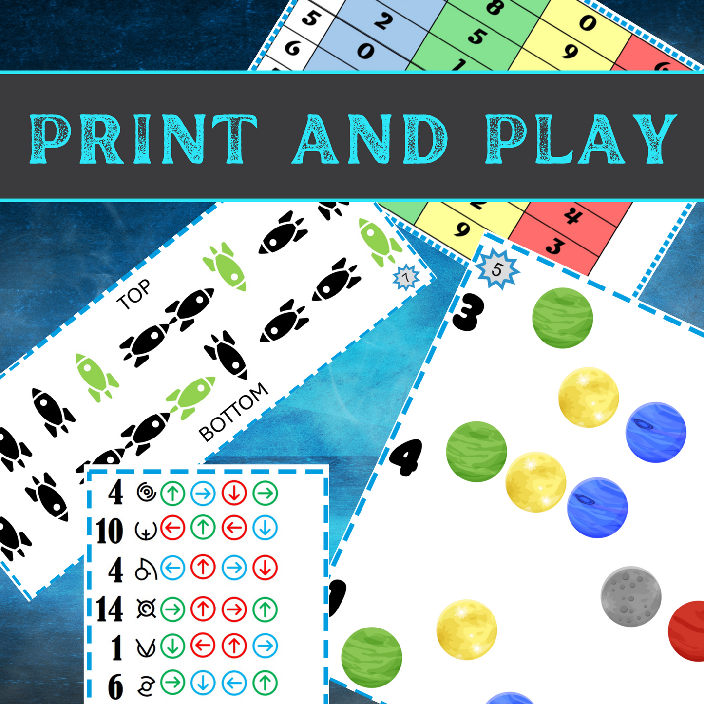 Space - Escape Room Game Printable