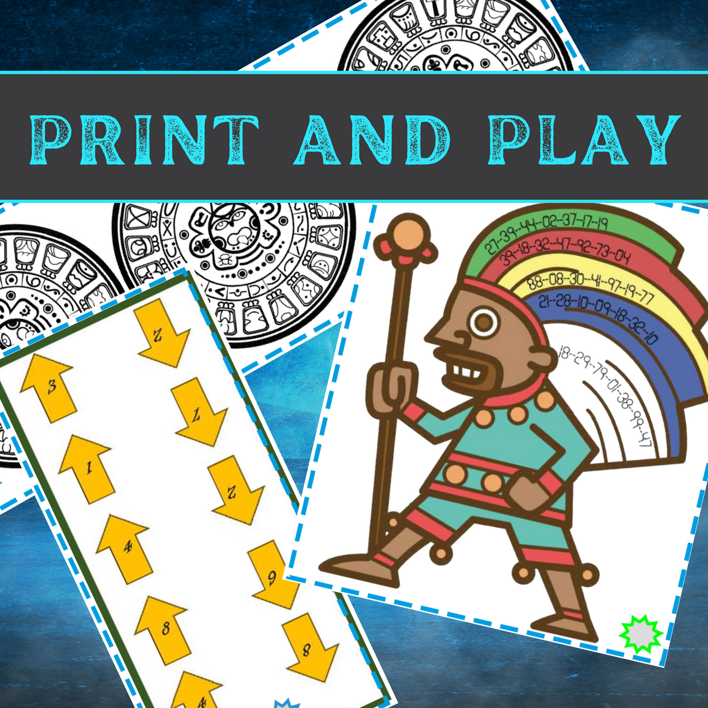 Ancient Ruins - Escape Room Game Printable