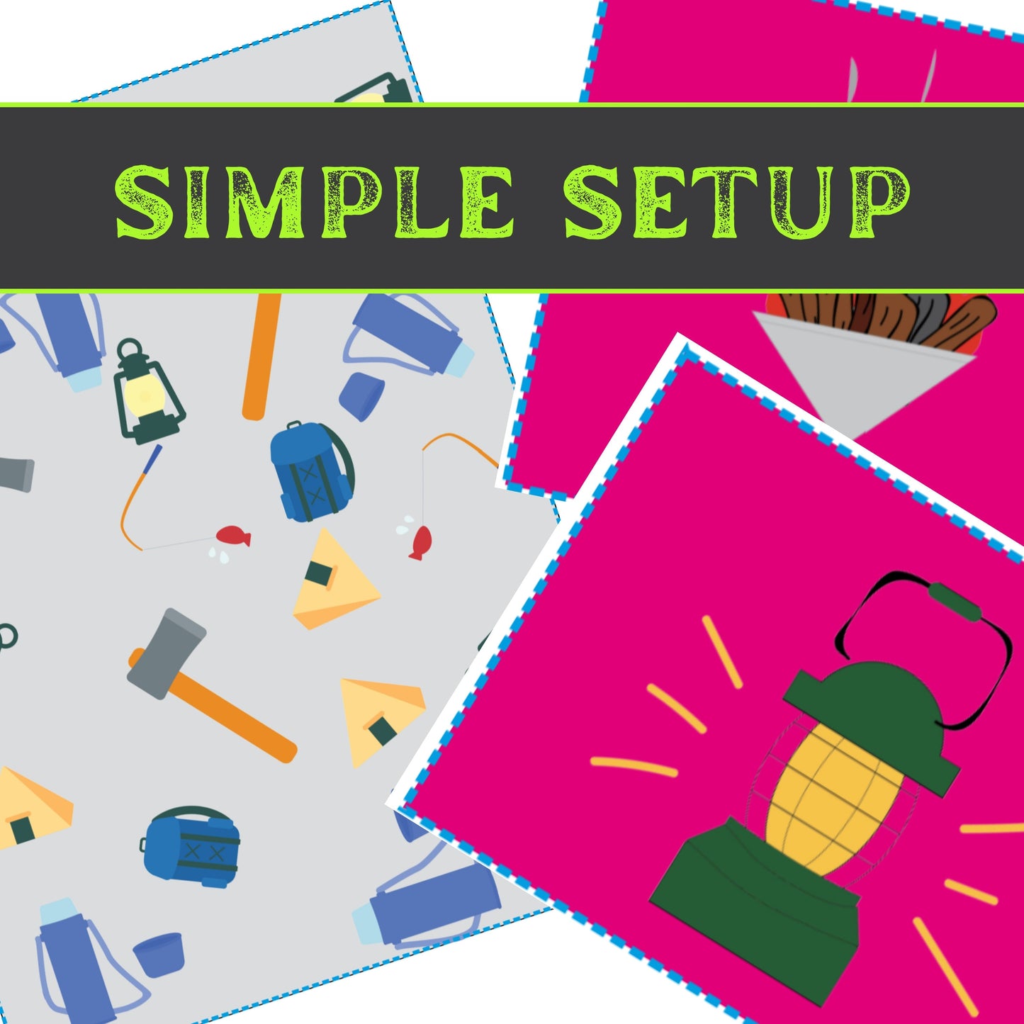 Camping Escape - Kids Escape Room Game Printable (Ages 5-8)