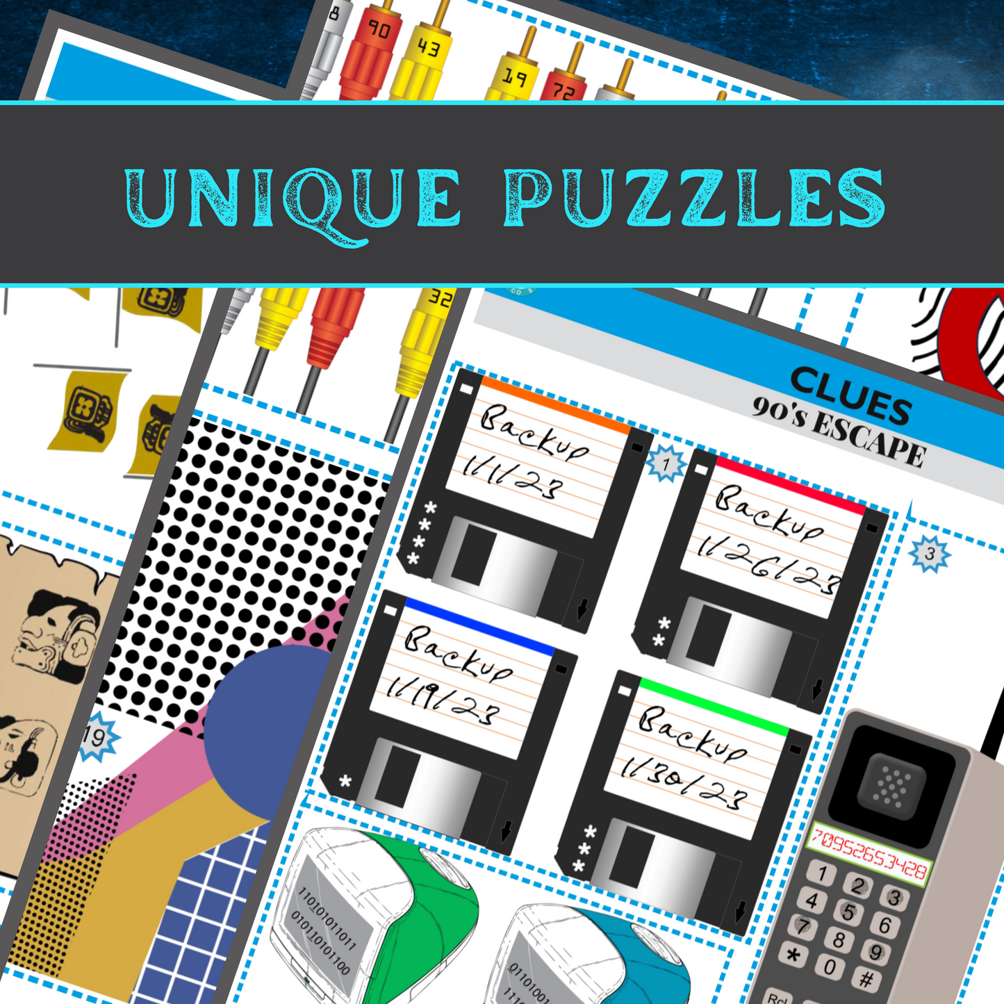 Easy Difficulty Adult Bundle - Printable Escape Room