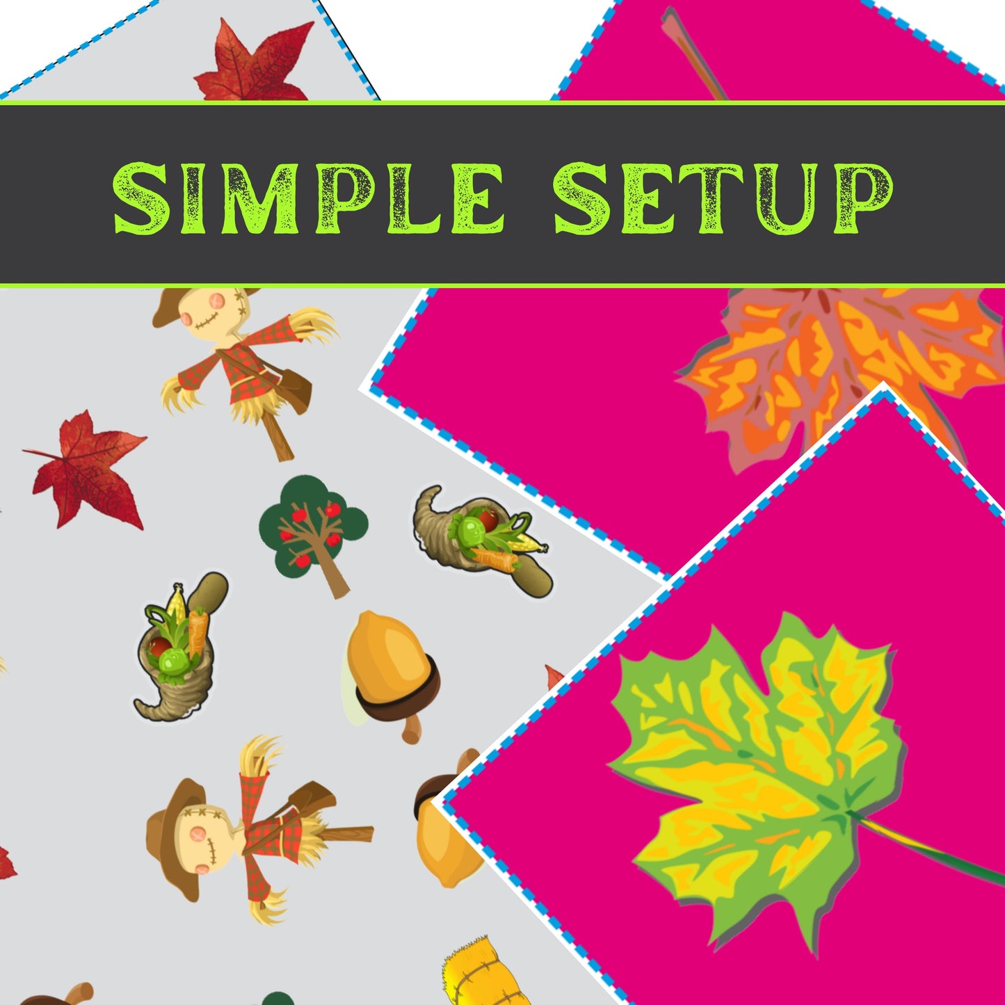 Fall(Autumn) Escape - Kids Escape Room Game Printable (Ages 5-8)
