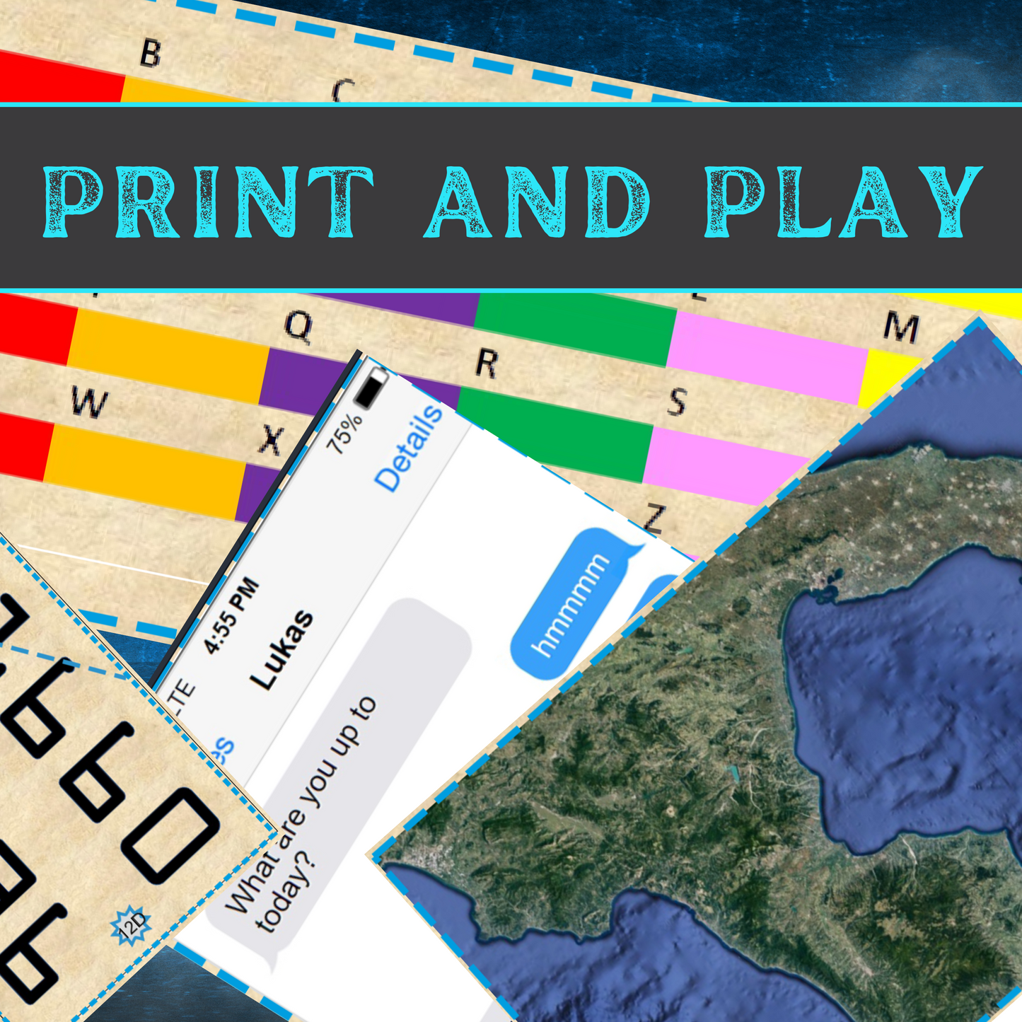 Kidnapper Chase 1 - Escape Room Game Printable