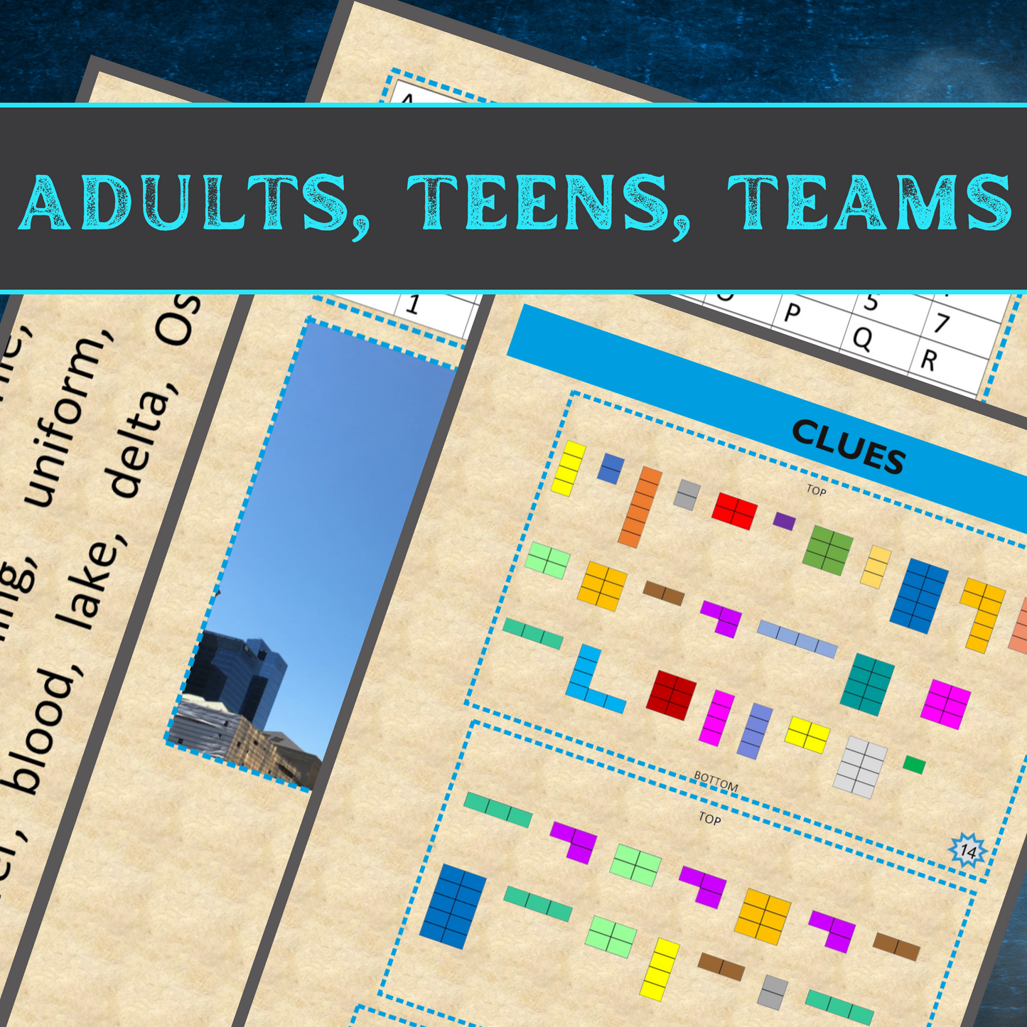 Kidnapper Chase 1 - Escape Room Game Printable