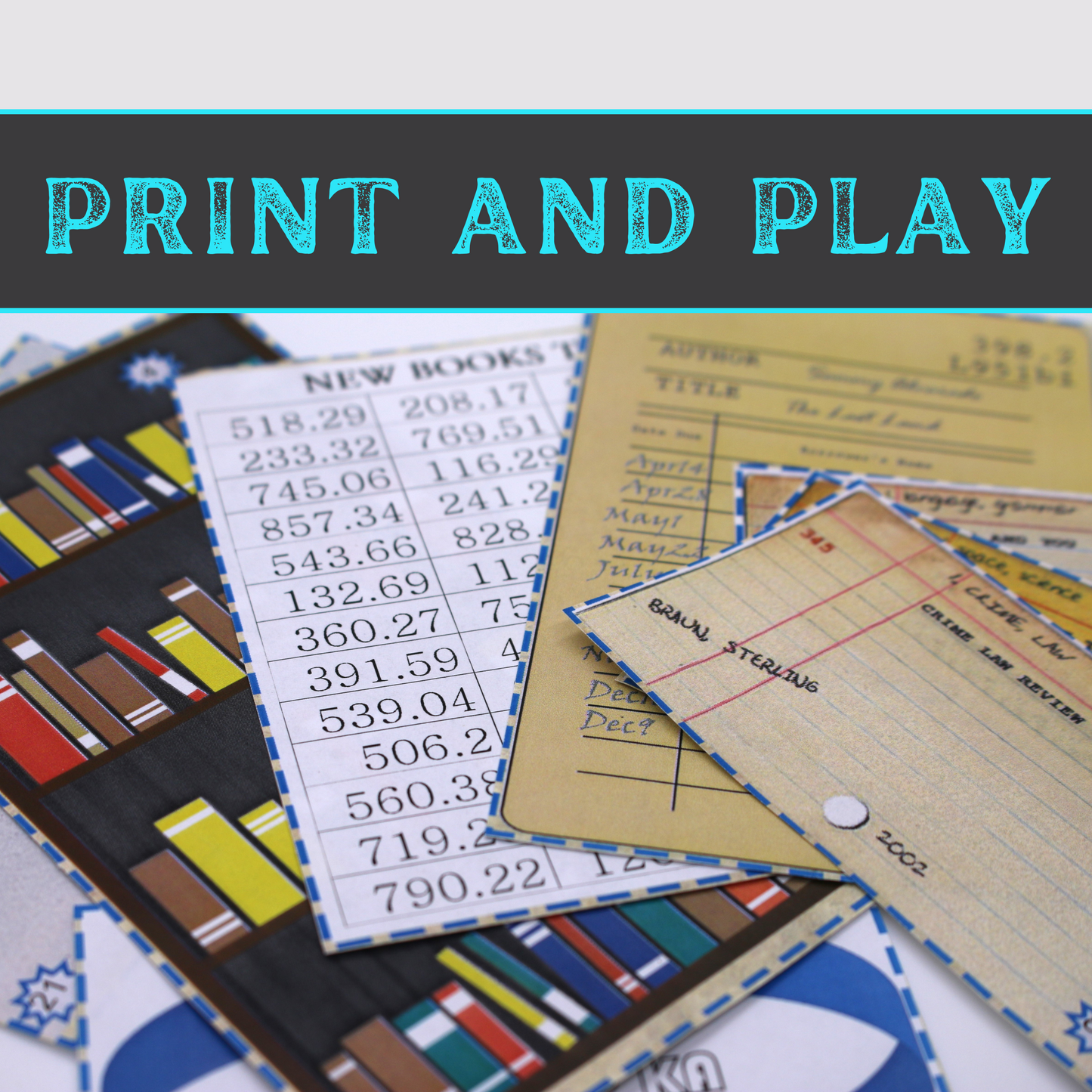 Library Escape - Escape Room Game Printable