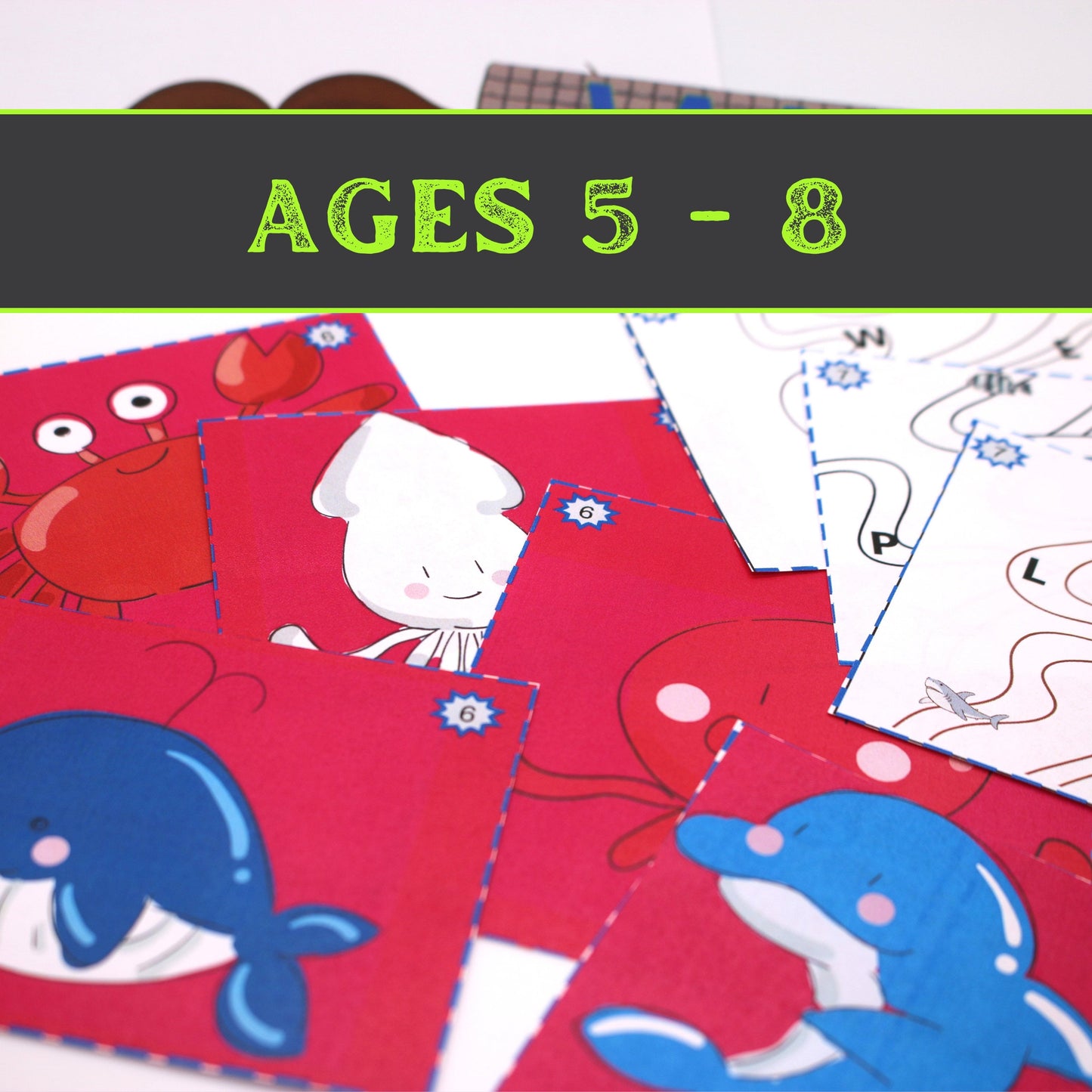 Ocean Escape - Kids Escape Room Game Printable (Ages 5-8)
