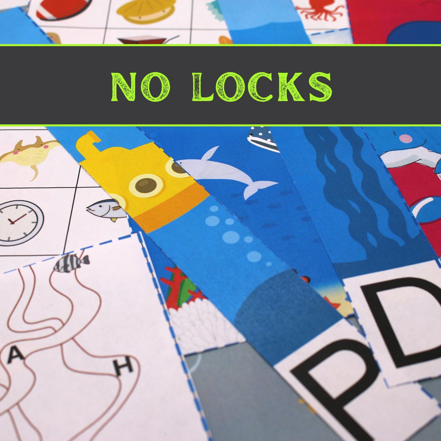 Ocean Escape - Kids Escape Room Game Printable (Ages 5-8)
