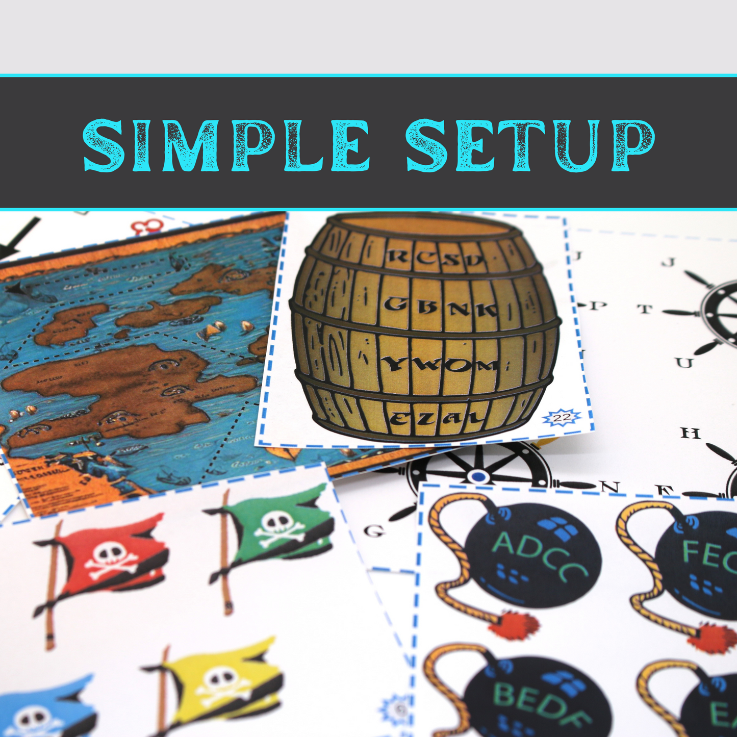 Pirate Ship Escape - Escape Room Game Printable