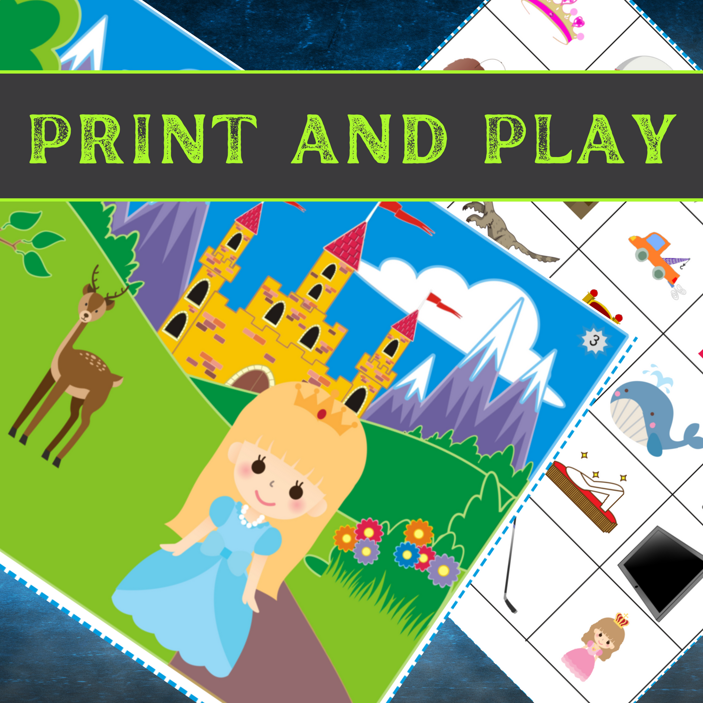 Princess Escape - Kids Escape Room Game Printable (Ages 5-8)