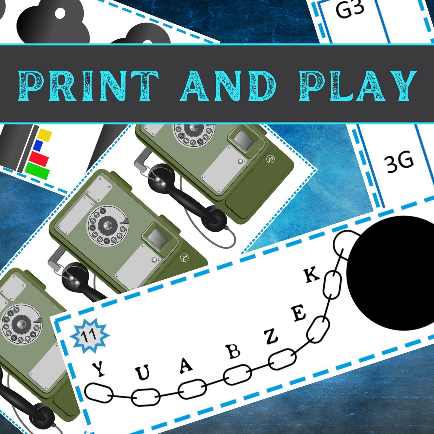 Forgotten Prison - Escape Room Game Printable