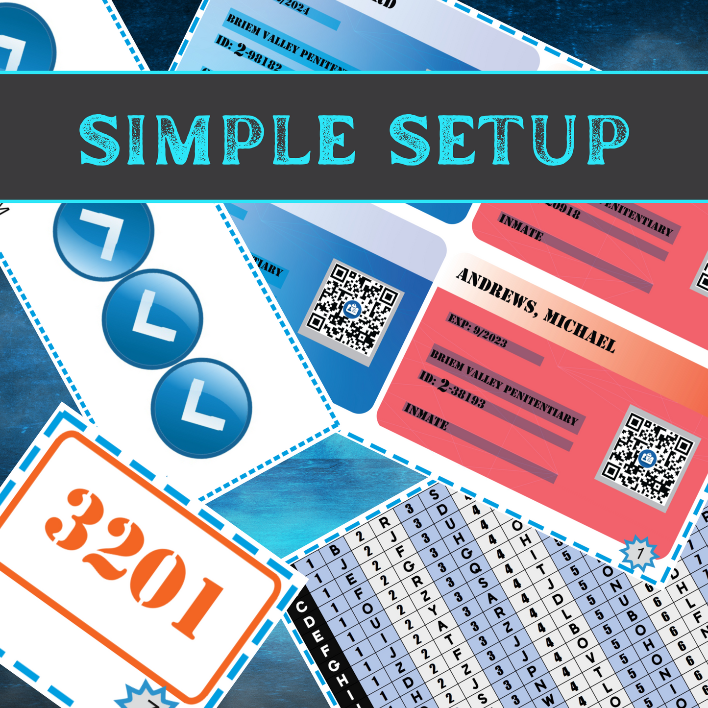 Forgotten Prison - Escape Room Game Printable