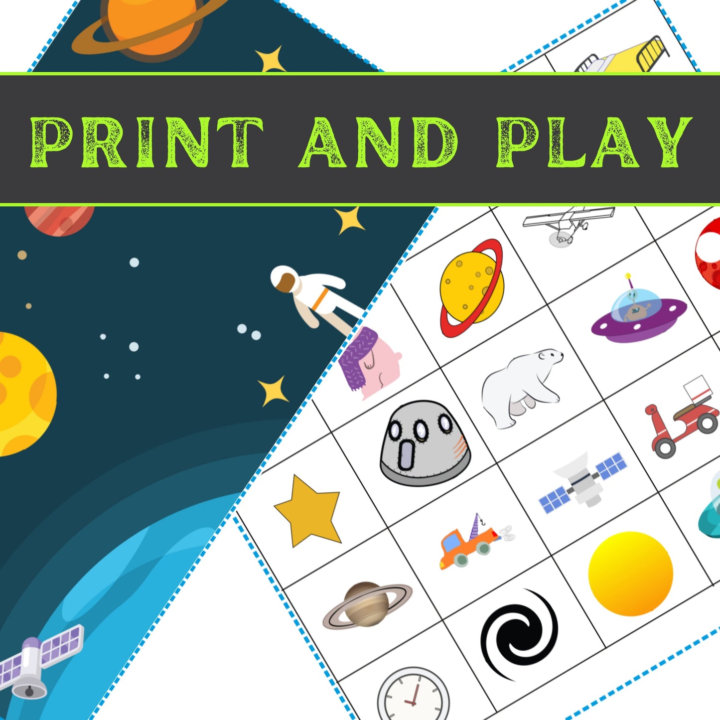 Space Escape - Kids Escape Room Game Printable (Ages 5-8)