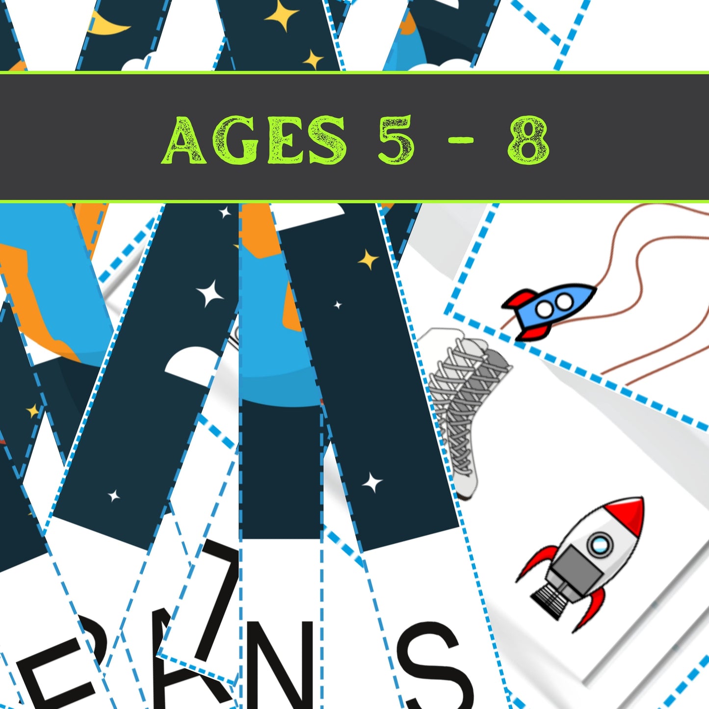 Space Escape - Kids Escape Room Game Printable (Ages 5-8)