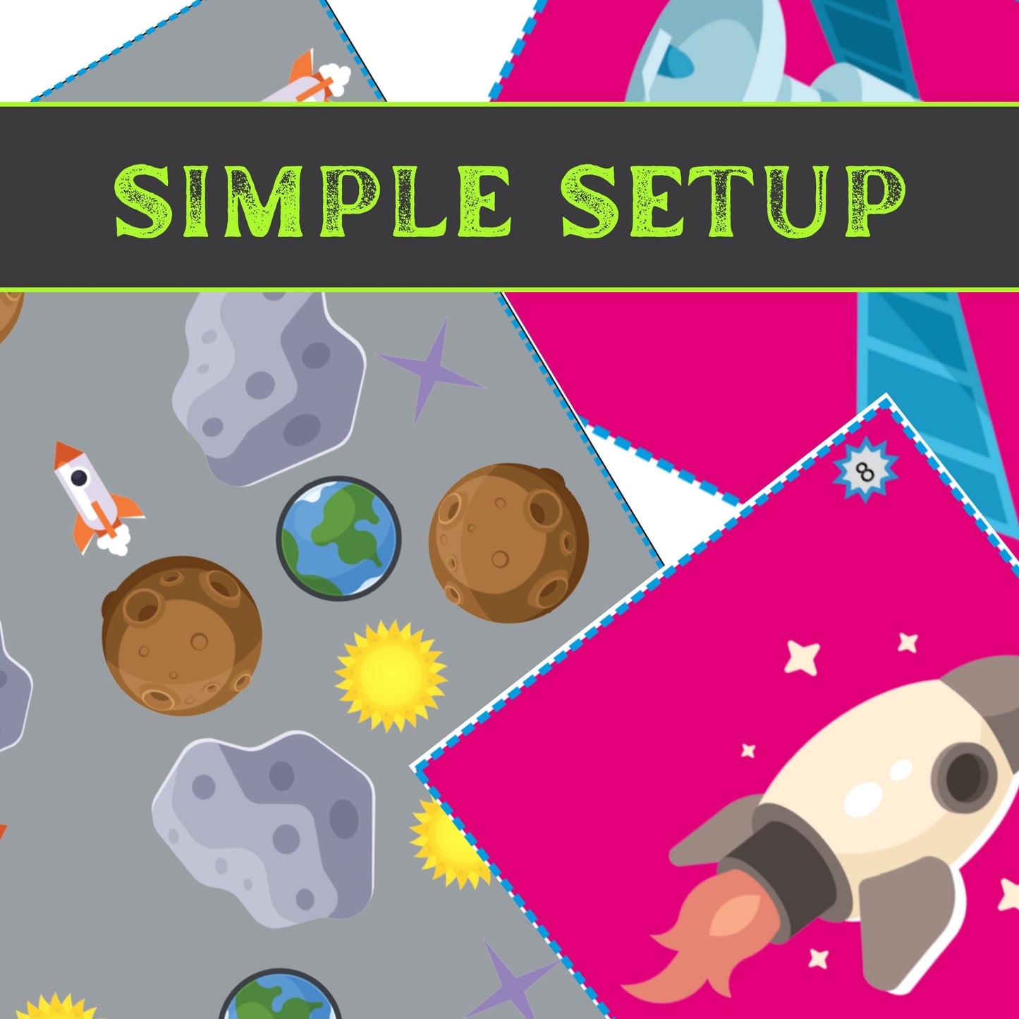 Space Escape - Kids Escape Room Game Printable (Ages 5-8)