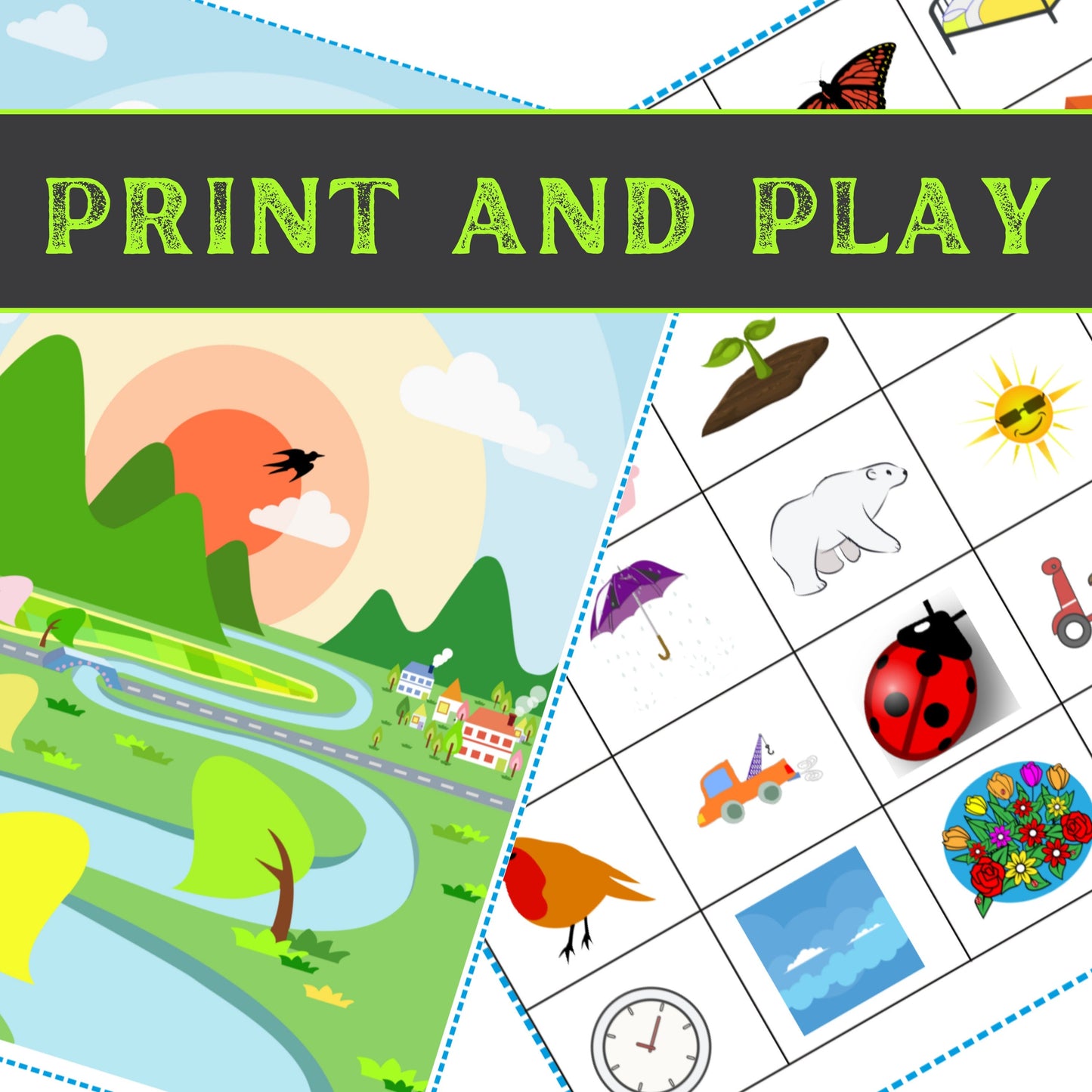 Spring Escape - Kids Escape Room Game Printable (Ages 5-8)