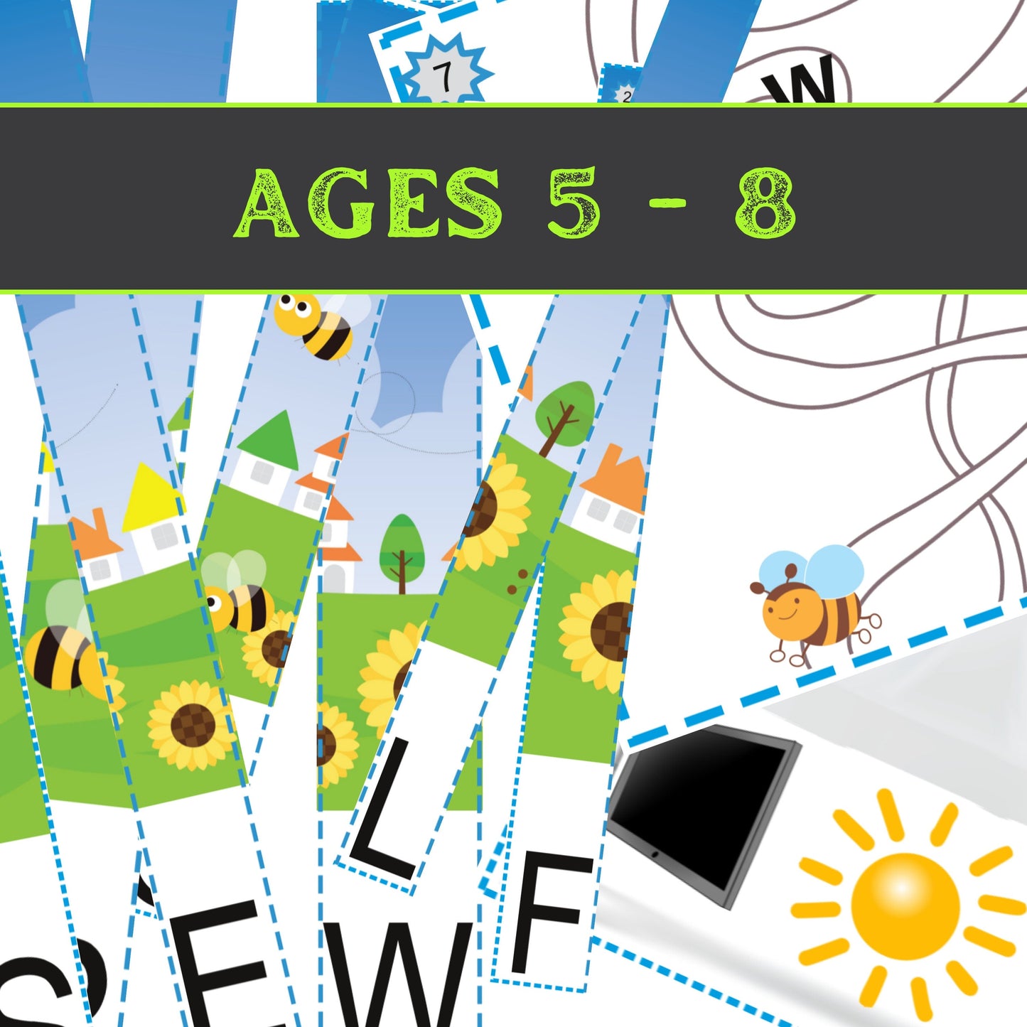 Spring Escape - Kids Escape Room Game Printable (Ages 5-8)