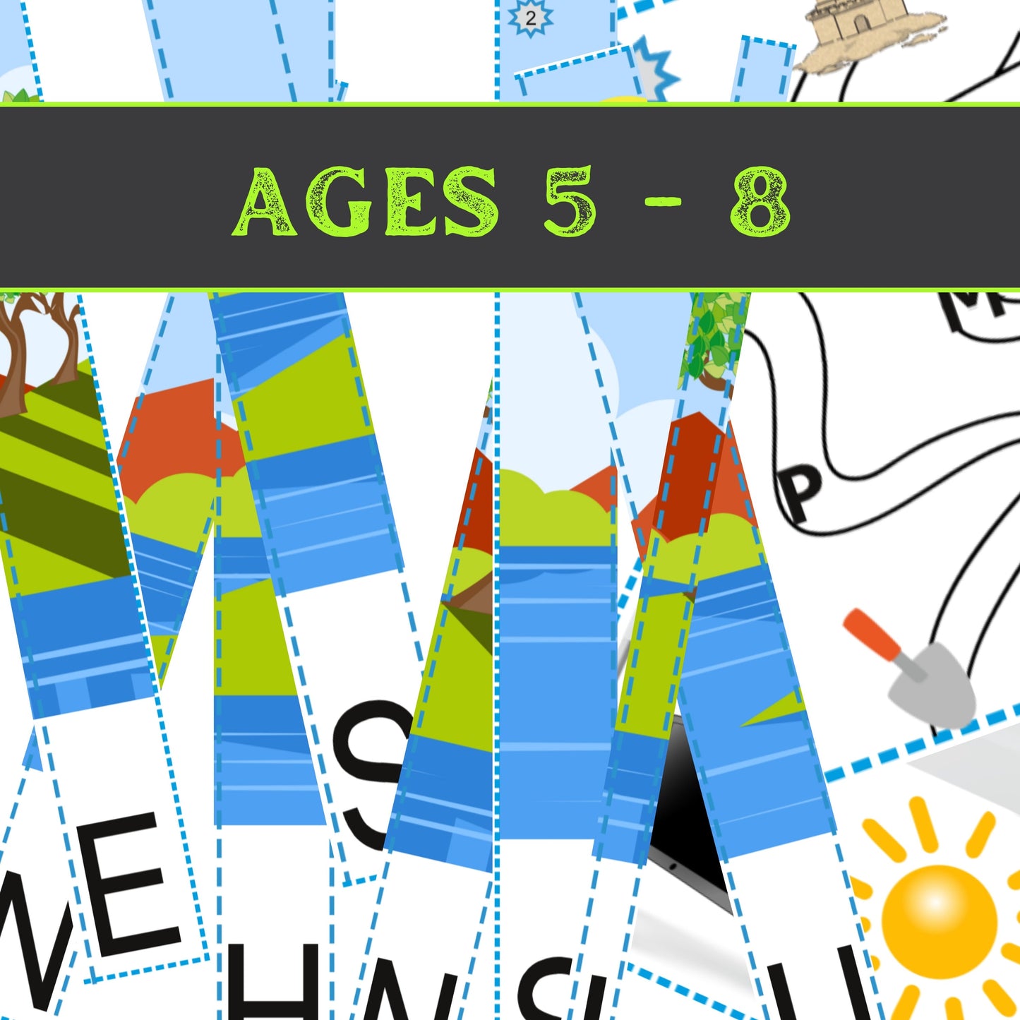 Summer Escape - Kids Escape Room Game Printable (Ages 5-8)