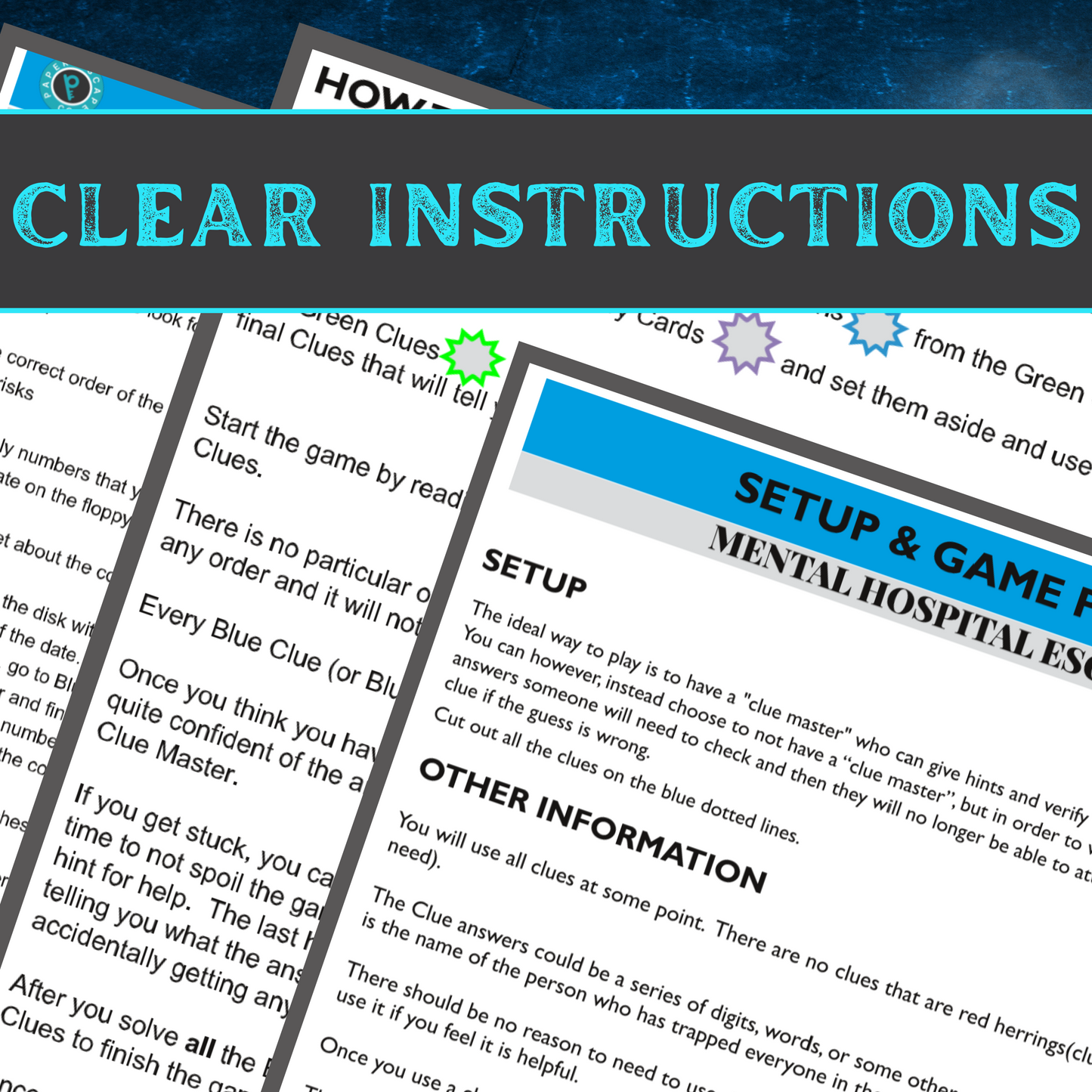 Variety Difficulty Adult Bundle - Printable Escape Room