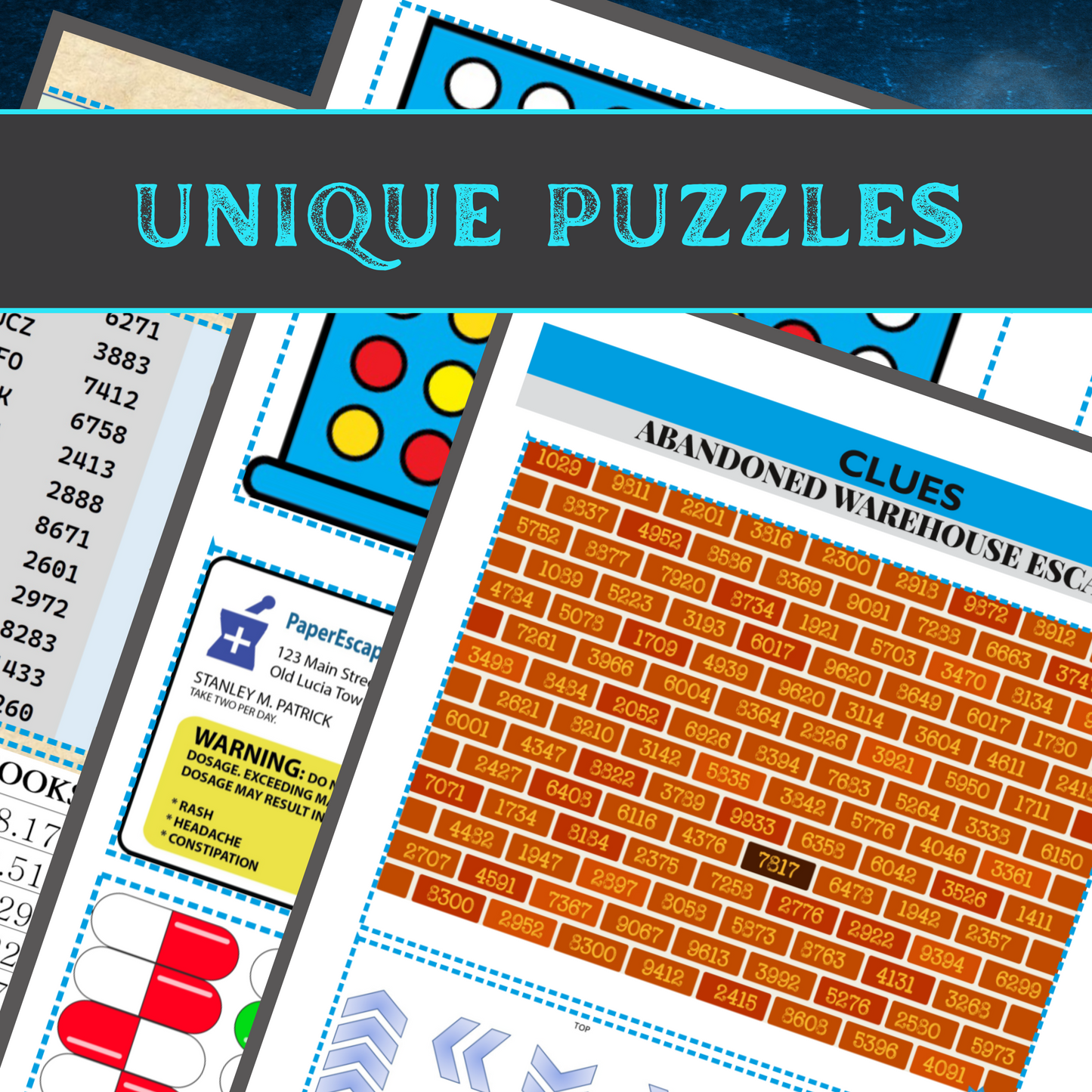Variety Difficulty Adult Bundle - Printable Escape Room