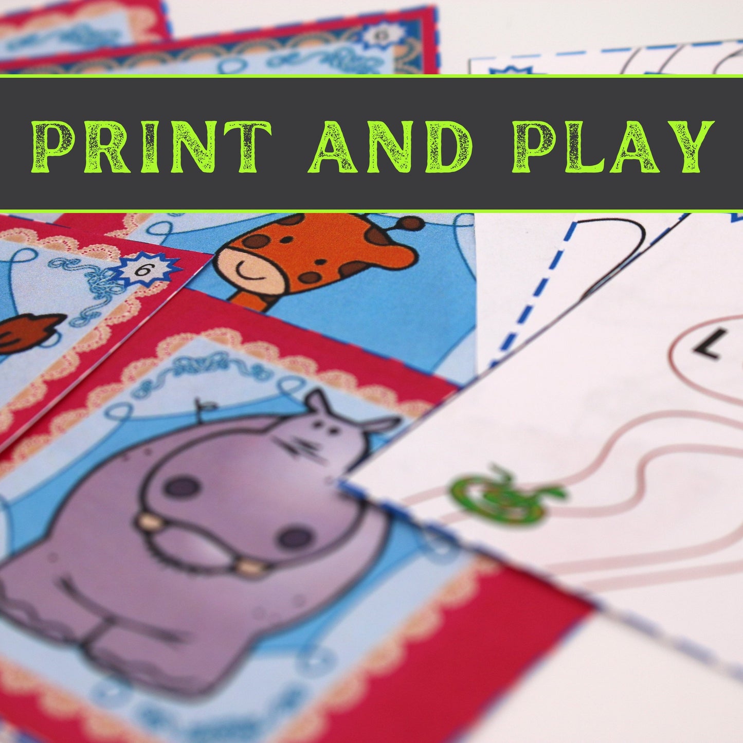 Zoo Escape - Kids Escape Room Game Printable (Ages 5-8)