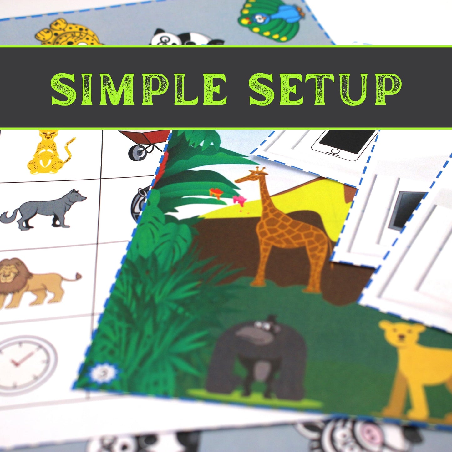 Zoo Escape - Kids Escape Room Game Printable (Ages 5-8)