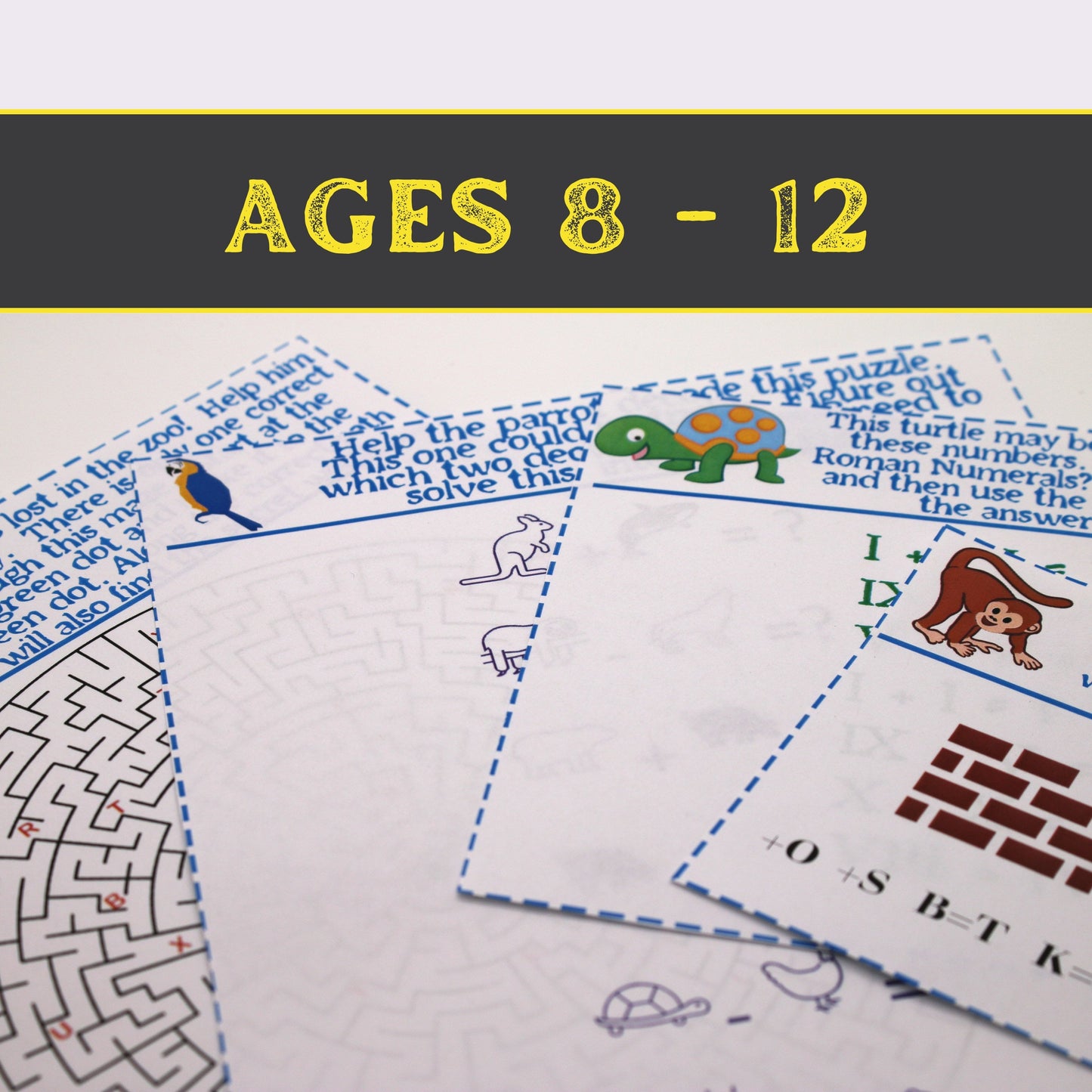 Zoo Escape - Kids Escape Room Game Printable (Ages 8-12)