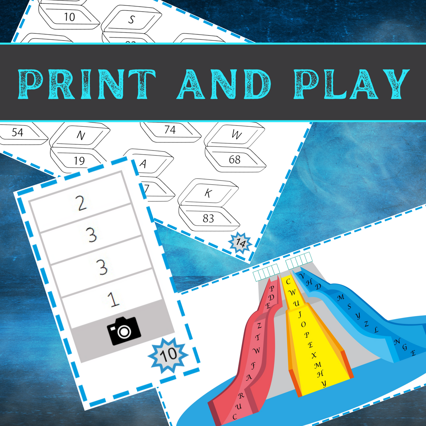 Amusement Park - Escape Room Game Printable