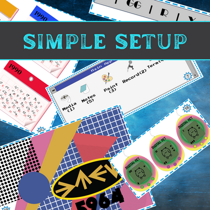 90's - Escape Room Game Printable