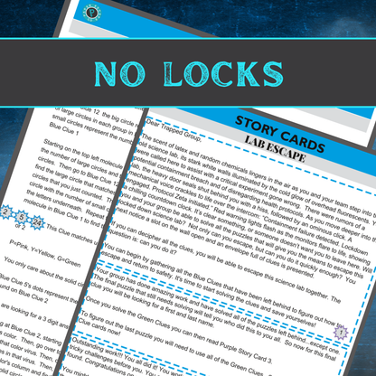 Science Lab - Escape Room Game Printable