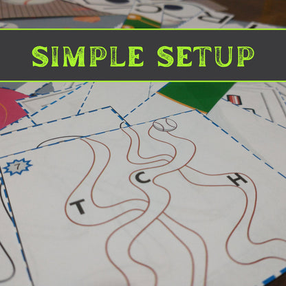 Baseball Escape - Kids Escape Room Game Printable (Ages 5-8)