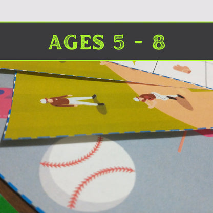 Baseball Escape - Kids Escape Room Game Printable (Ages 5-8)