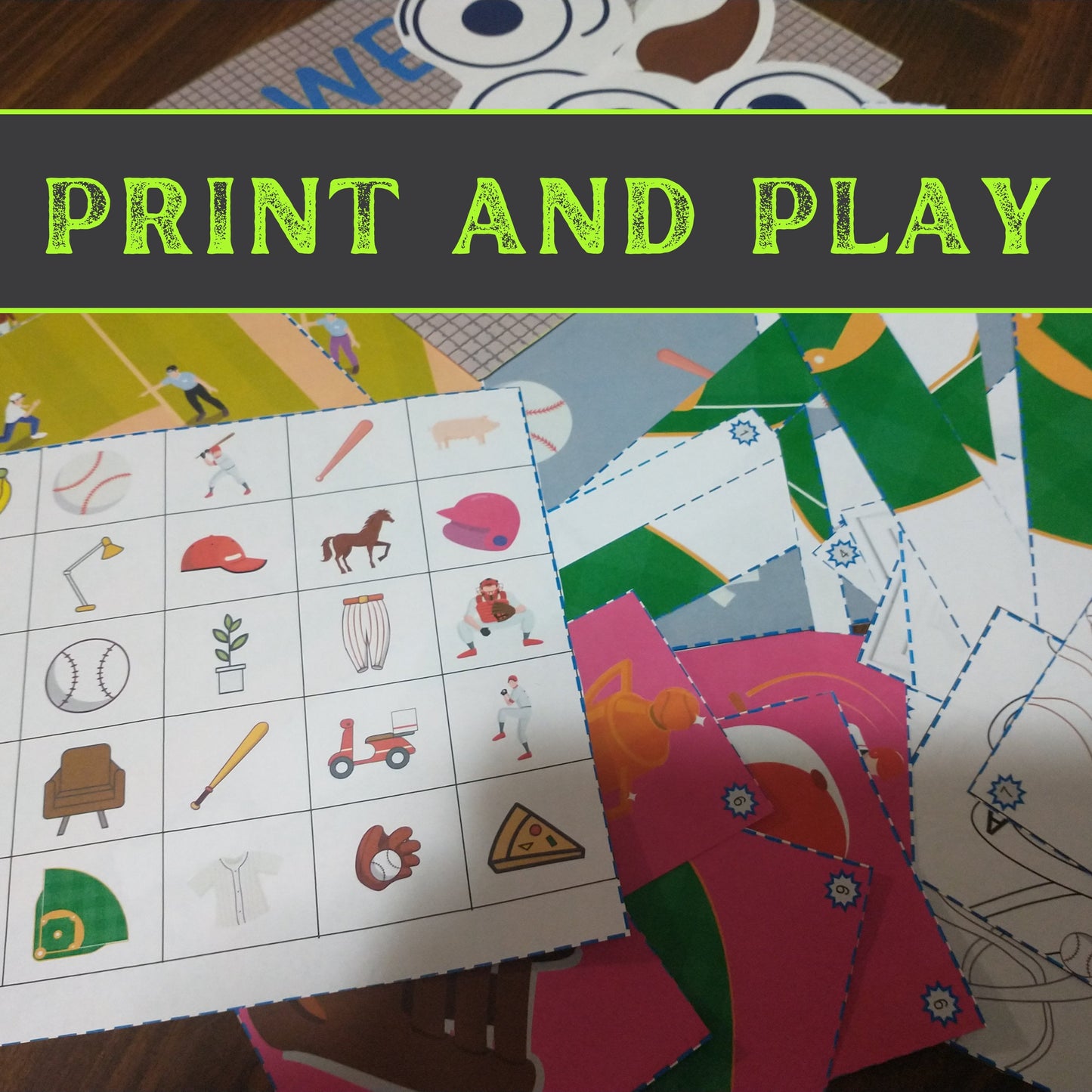 Baseball Escape - Kids Escape Room Game Printable (Ages 5-8)