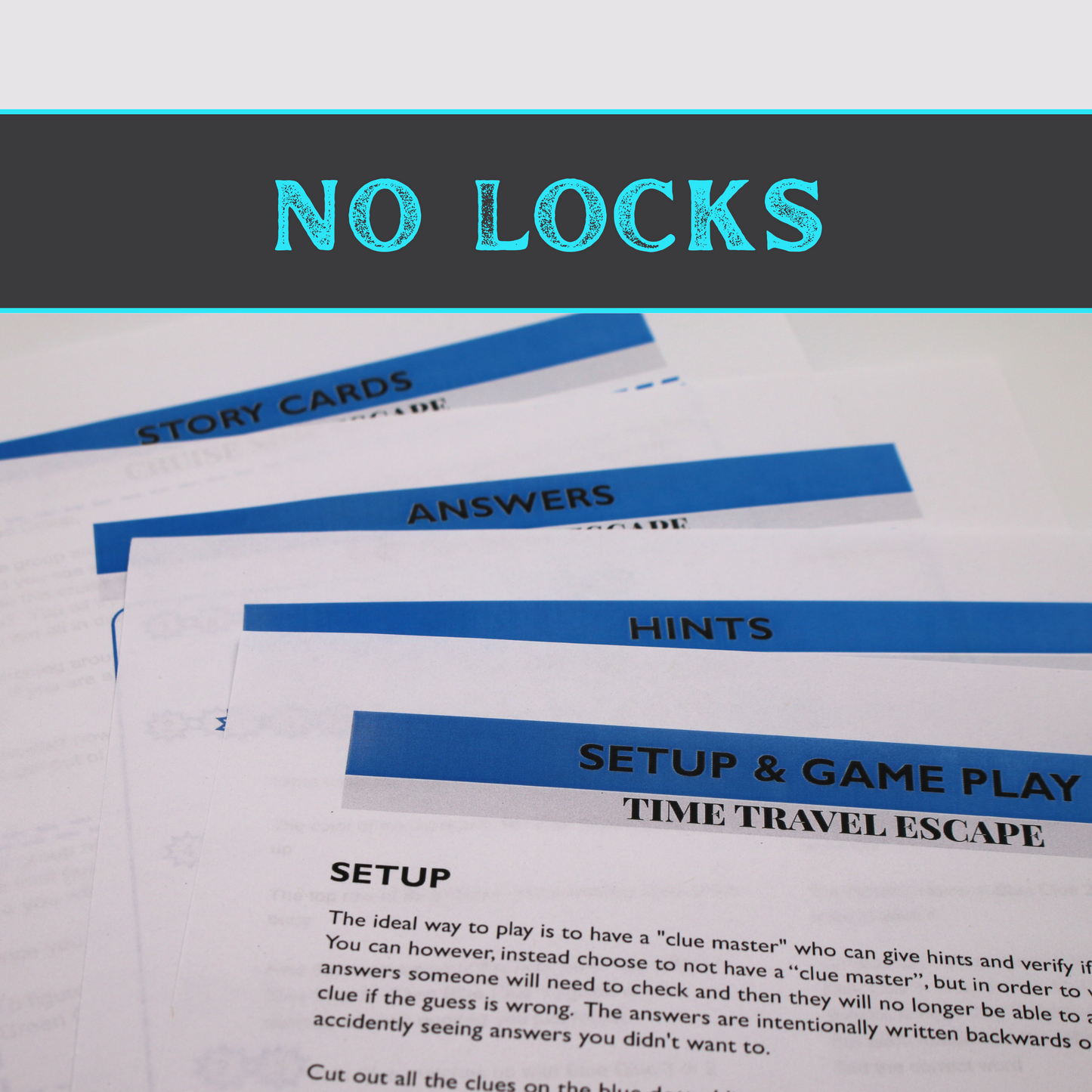 Time Travel Escape - Escape Room Game Printable